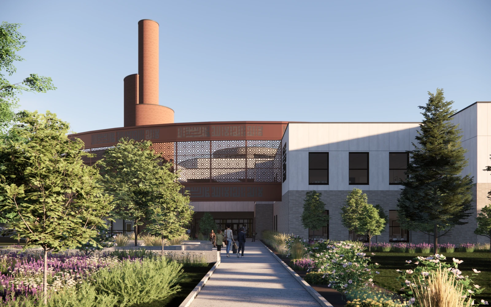 EXTERIOR FRONT ENTRANCE APPROACH