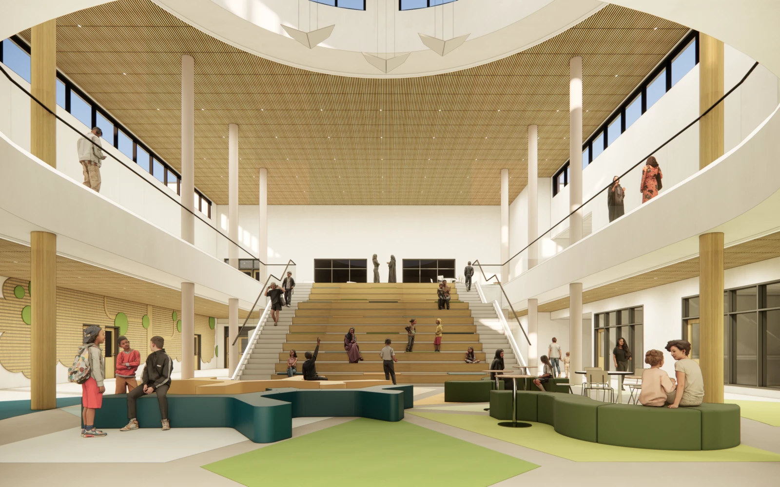 INTERIOR SCHOOL COMMONS