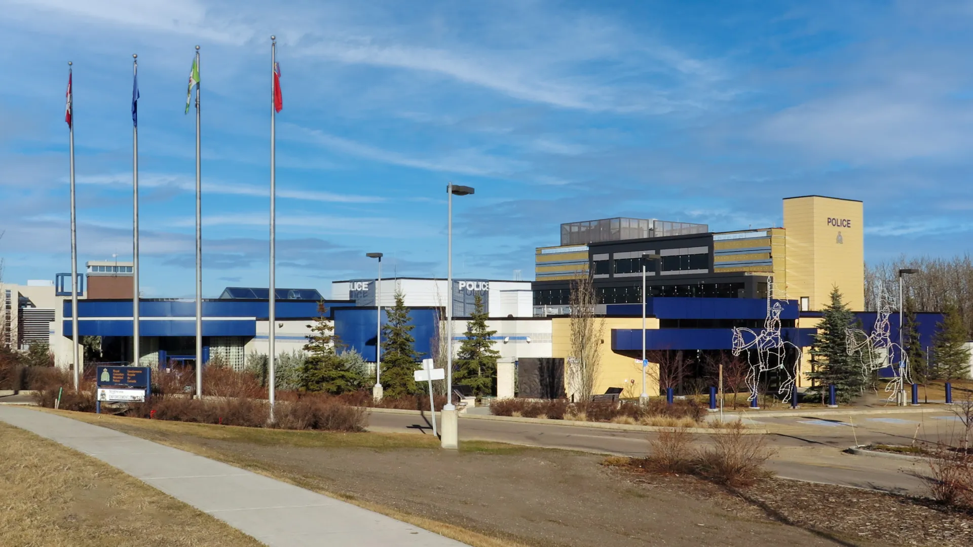 Strathcona rcmp exterior full front view edited