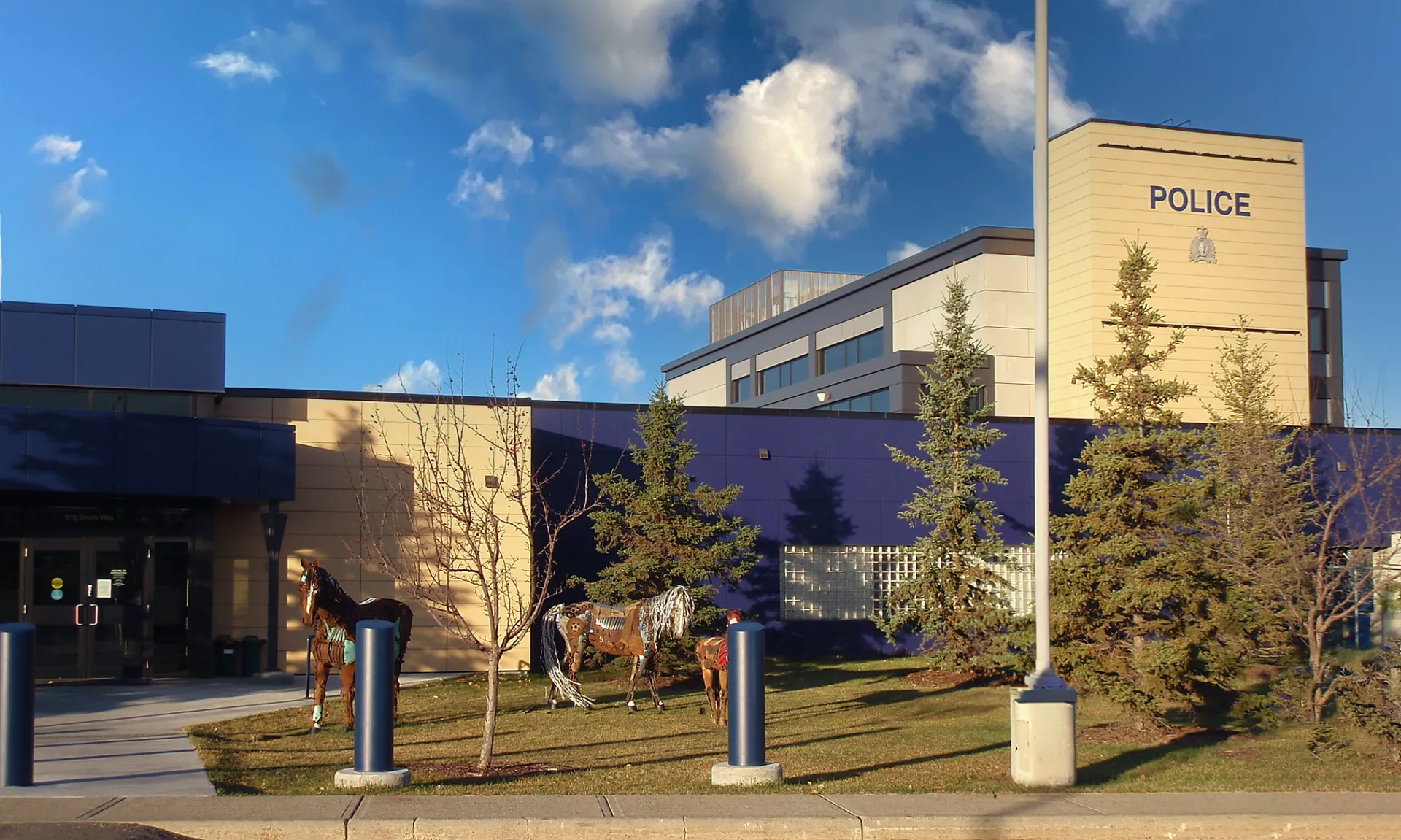 Strathcona rcmp exterior cropped frontview edited
